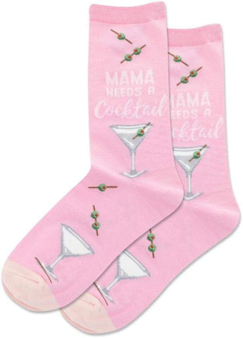 Mama Needs a Cocktail Women's Crew Socks