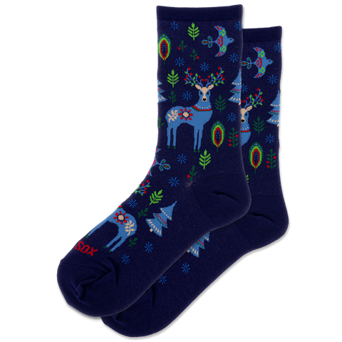 Reindeer Women's Crew Socks