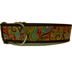 Colorful Swirls Dog Collars
